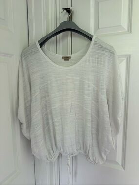 Anama Drawstring Hem Lightweight Top